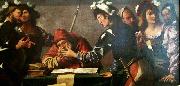 Pietro della Vecchia Soldiers at the palmist. Germany oil painting artist